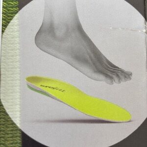 Superfeet Wide Green Support Orthotics insoles Men 13.5-15 Large G NWT
